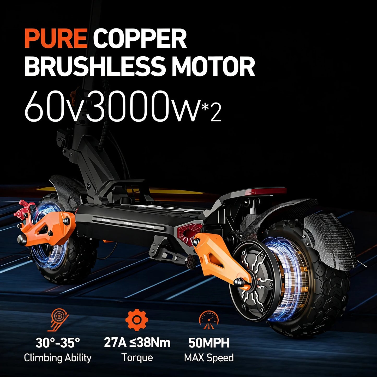 FREE BOY High Performance Dual-Motor Foldable Electric Scooter