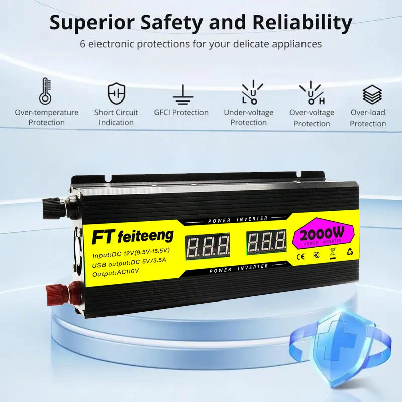 FT FEITEENG 2000W 1000W Power Inverter