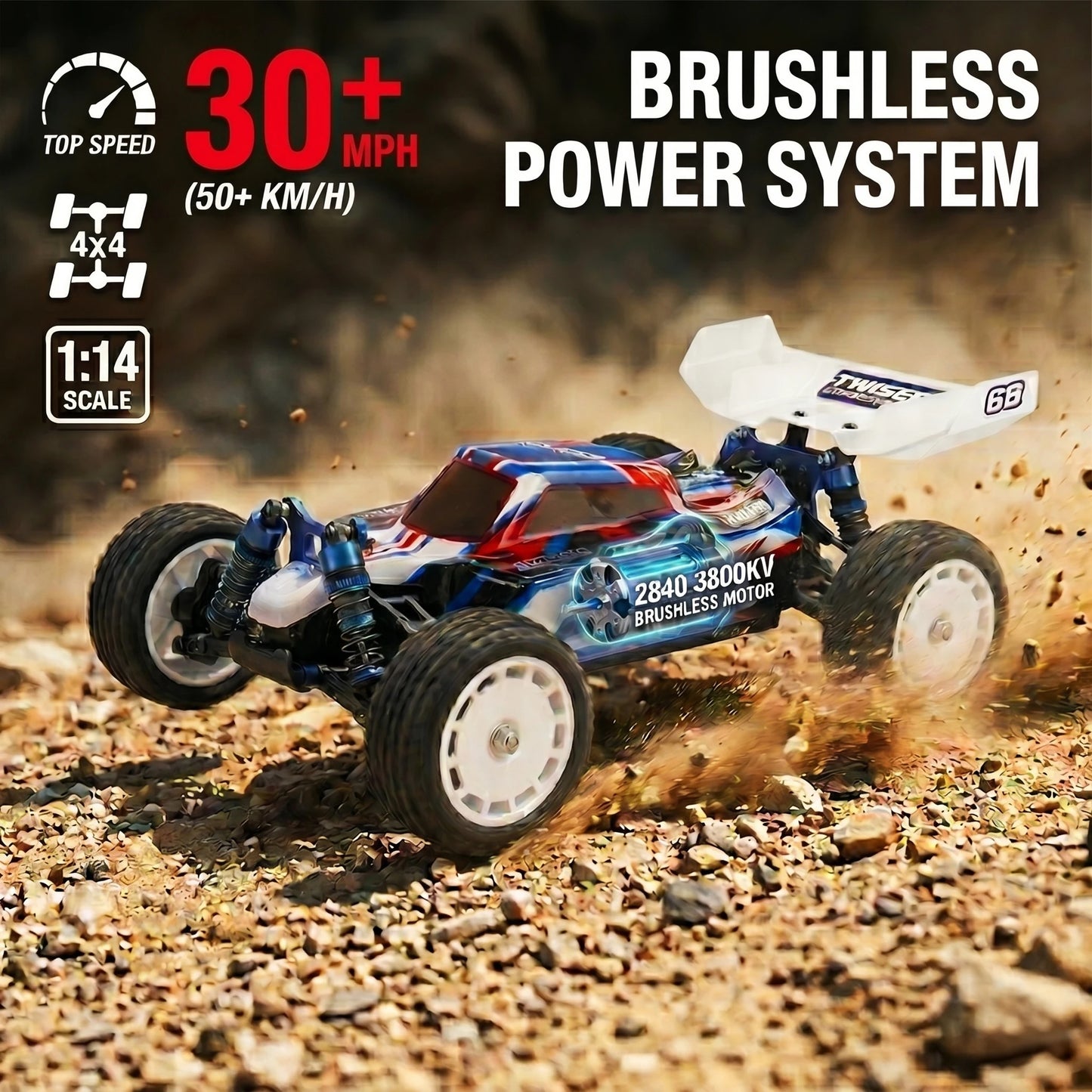 HAIBOXING 2101A 1:14 Brushless RC Car