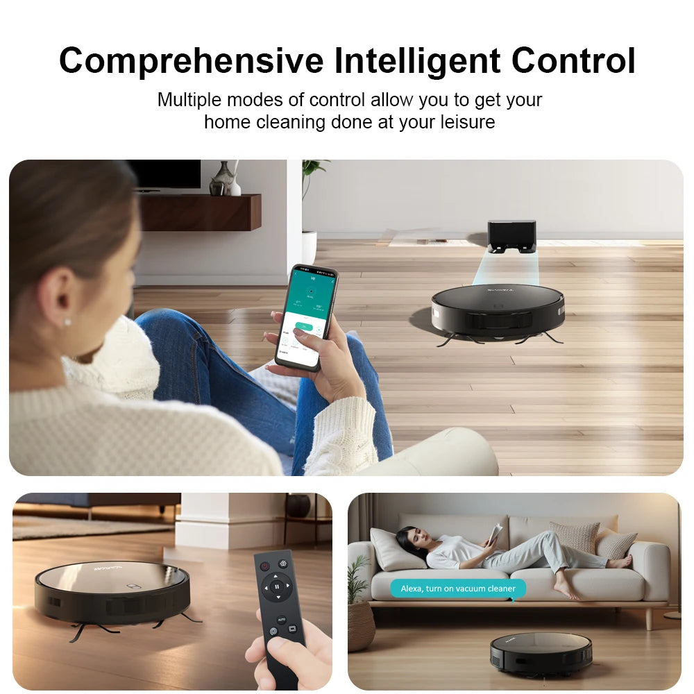 BOAIMORE Robot Vacuum Cleaner Combo and Mop