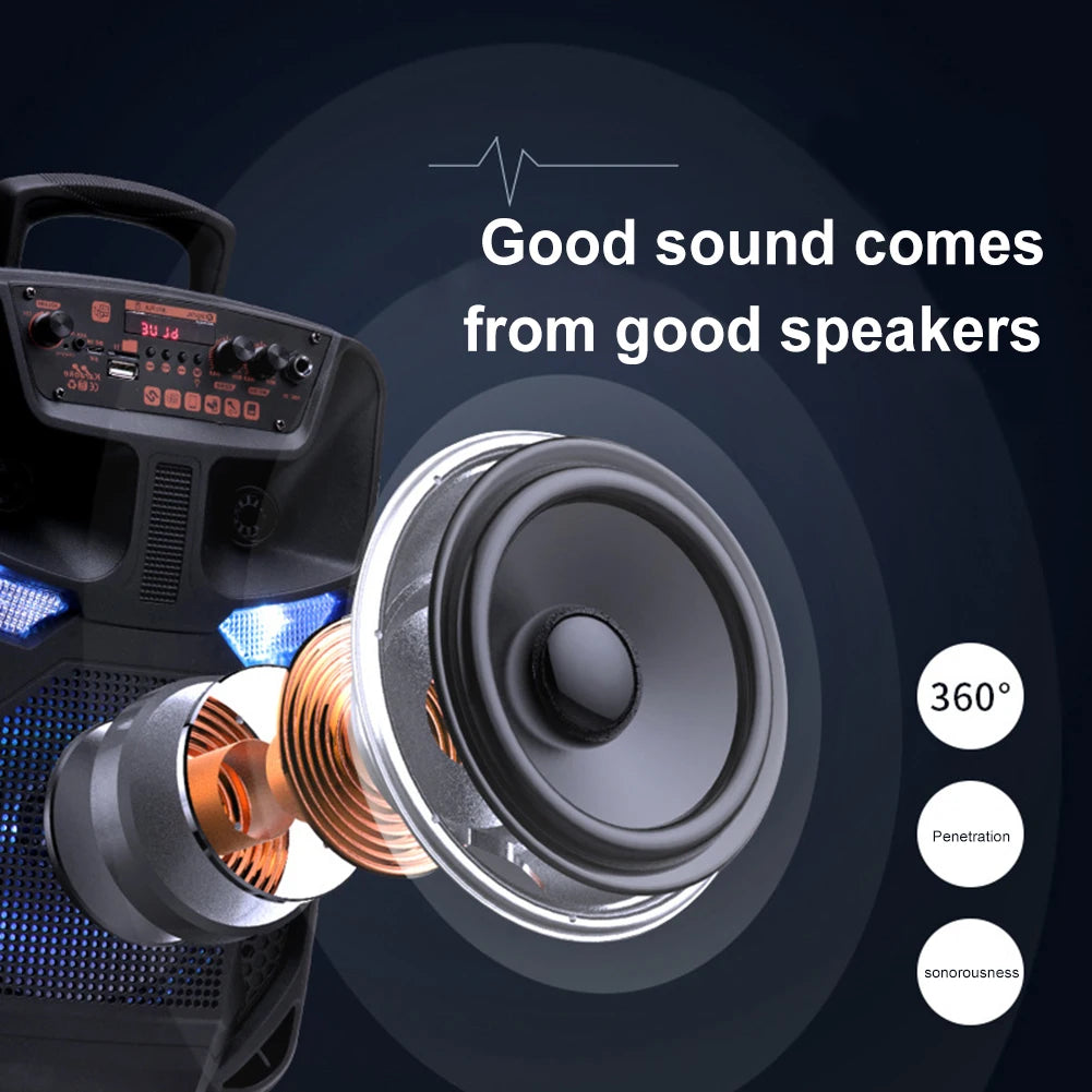 Large Wireless Bluetooth Speaker Stereo Sound