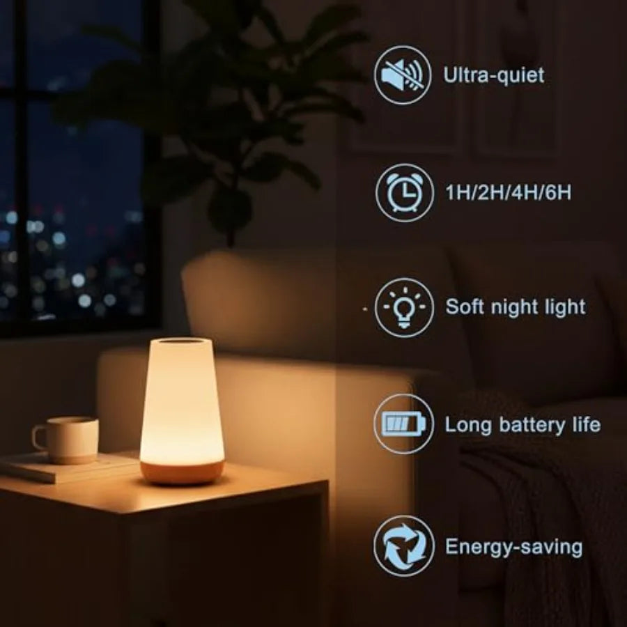 Touch Night Light: Dimmable LED Bedside Lamp