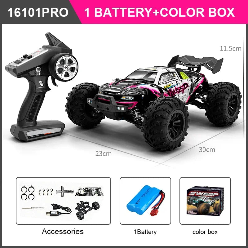 High Speed RC Car 4WD Off Road Vehicle 70KM/H Brushless Motor