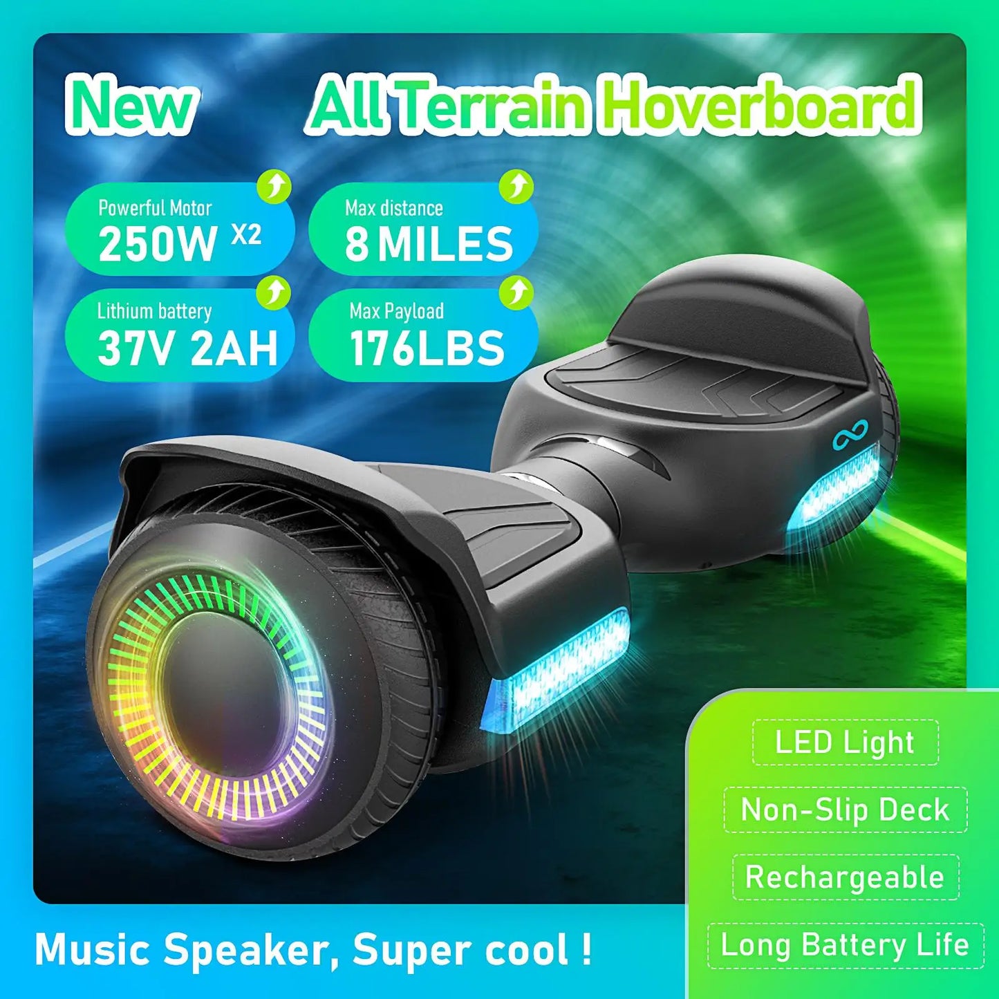GYROOR 6.5''Self Balancing Hoverboard