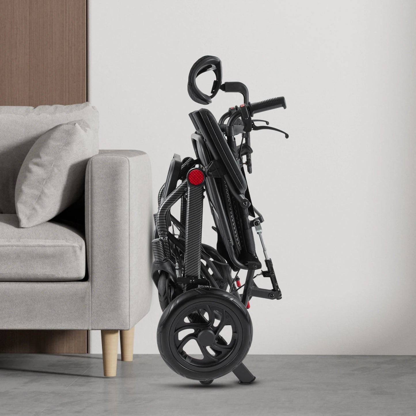Folding Transport Wheelchair Adult Reclining Wheelchair