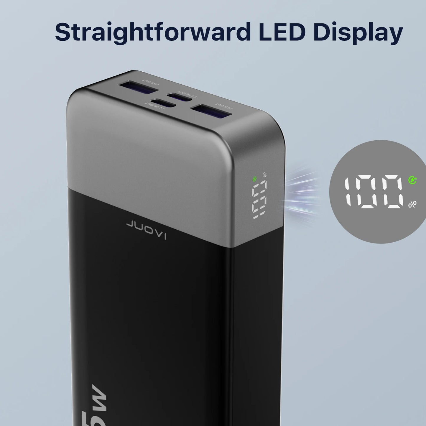 JUOVI Portable Power Bank, JUOVI 35W Portable Charger
