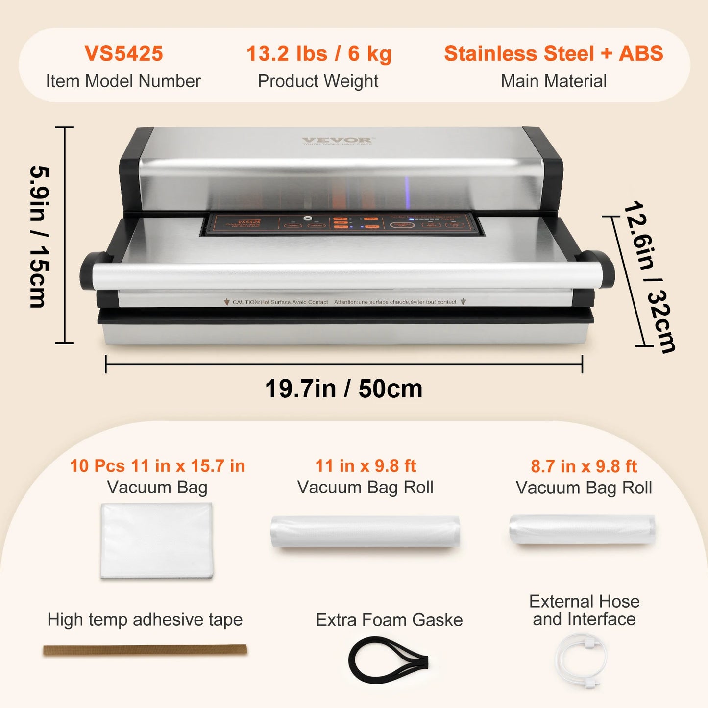 SucceBuy Commercial Vacuum Sealer Machine Multifunction