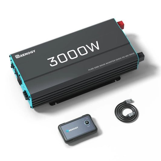 Renogy 3000W Pure Sine Wave Inverter 12V DC to 120V AC
