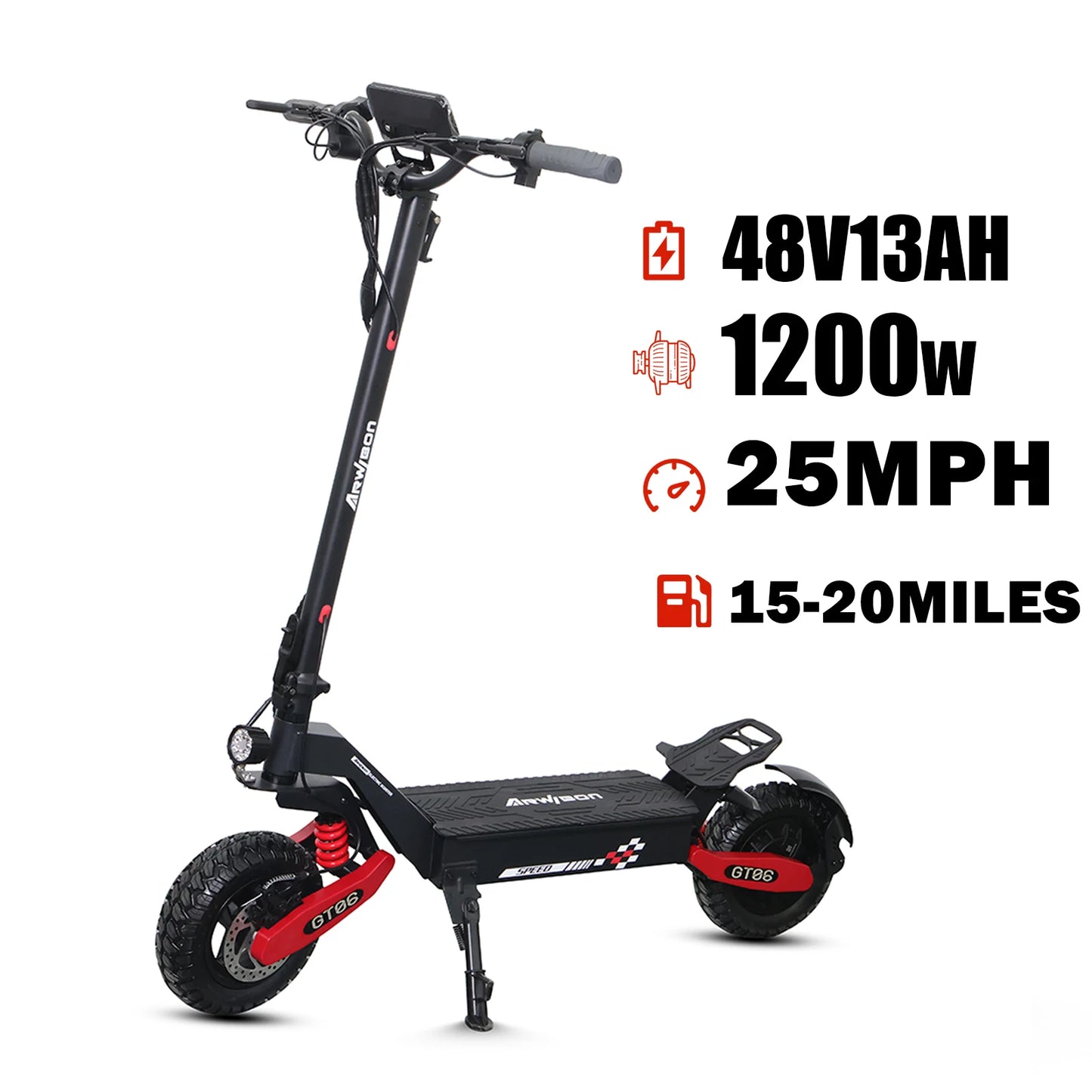 Arwibon 1200W Motor Electric Scooter