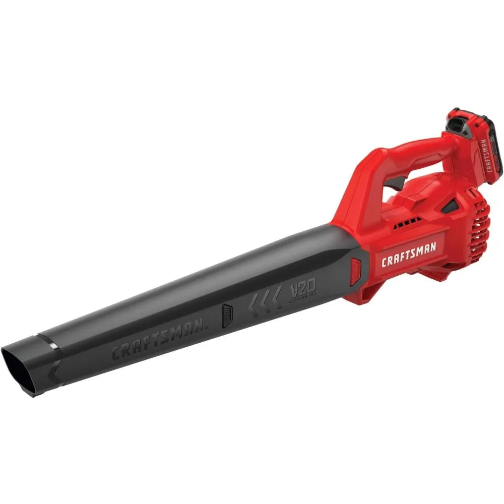 CRAFTSMAN 20V MAX Cordless Leaf Blower with Battery and Charger