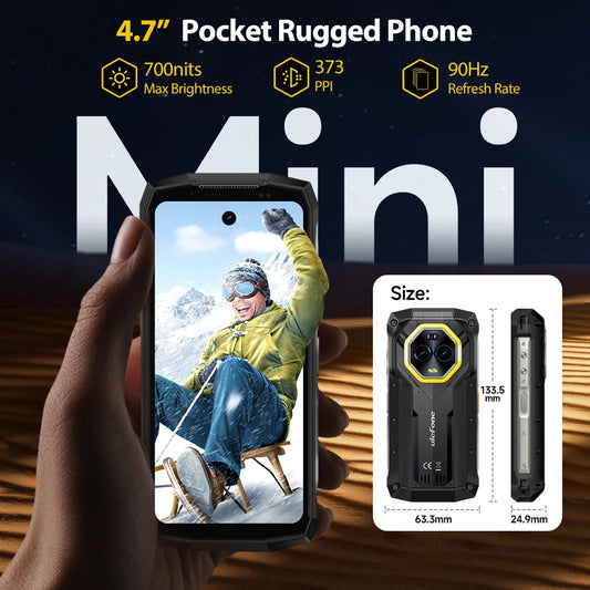 Ulefone 4.7" Rugged Phone Armor Mini 20 Pro 5G