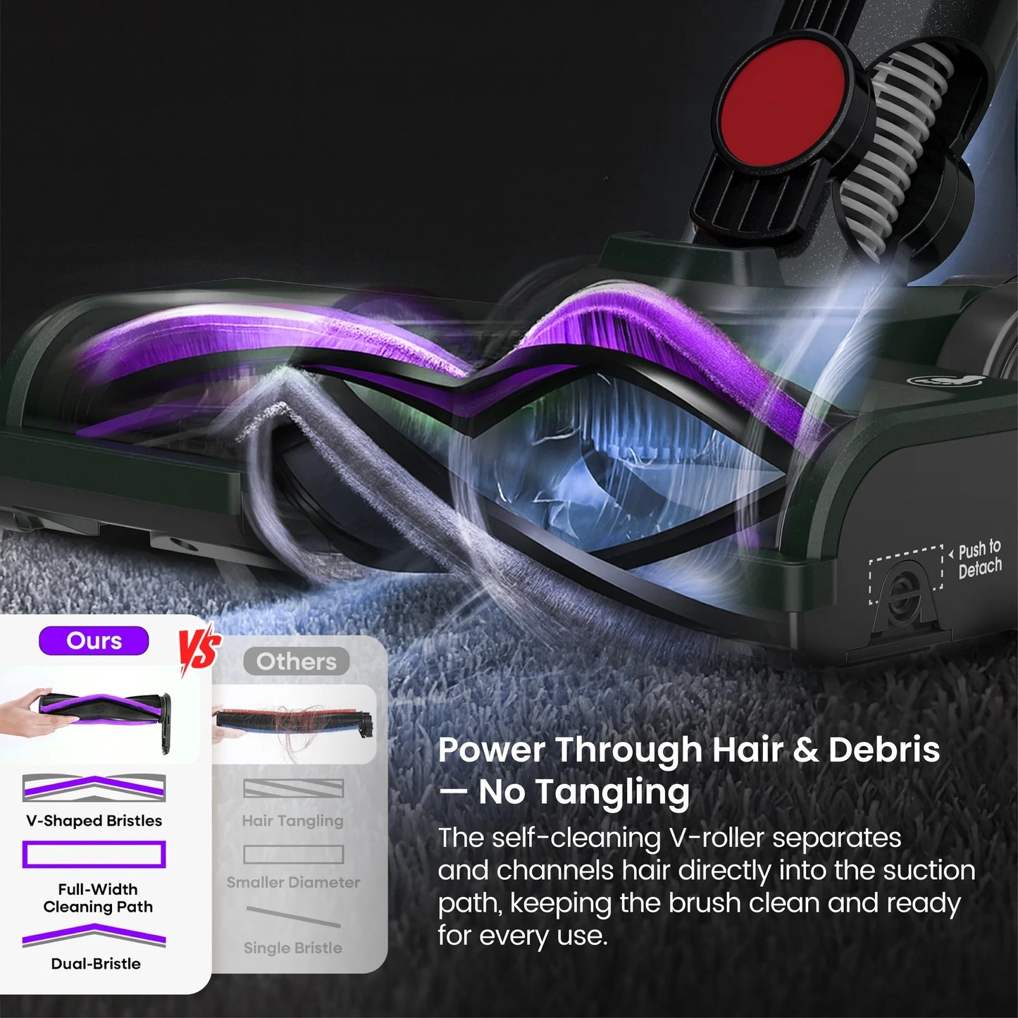 Monsga 55KPA 450W Cordless Vacuum Cleaner