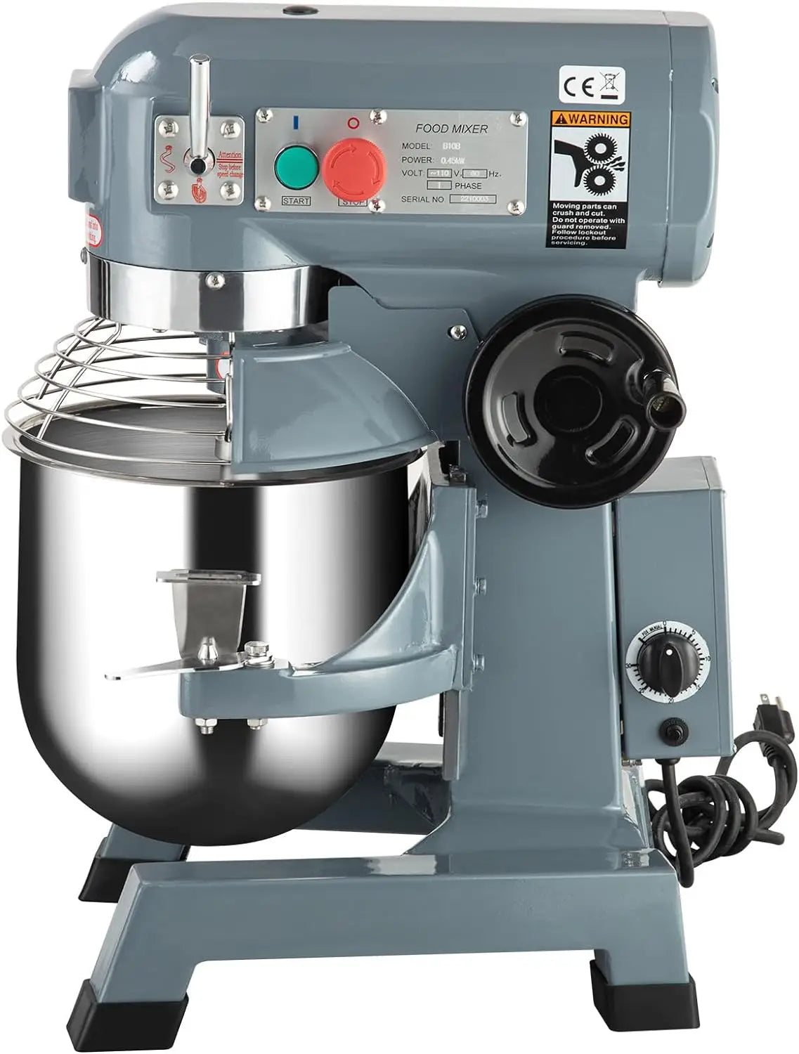 15QT 600w 3-Speed Commercial Stand Mixer