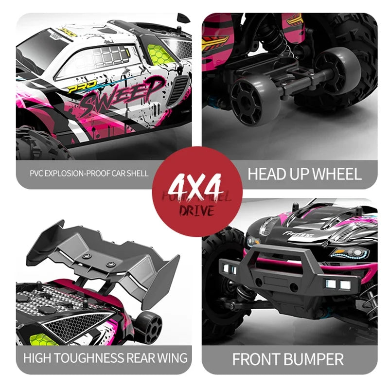 High Speed RC Car 4WD Off Road Vehicle 70KM/H Brushless Motor