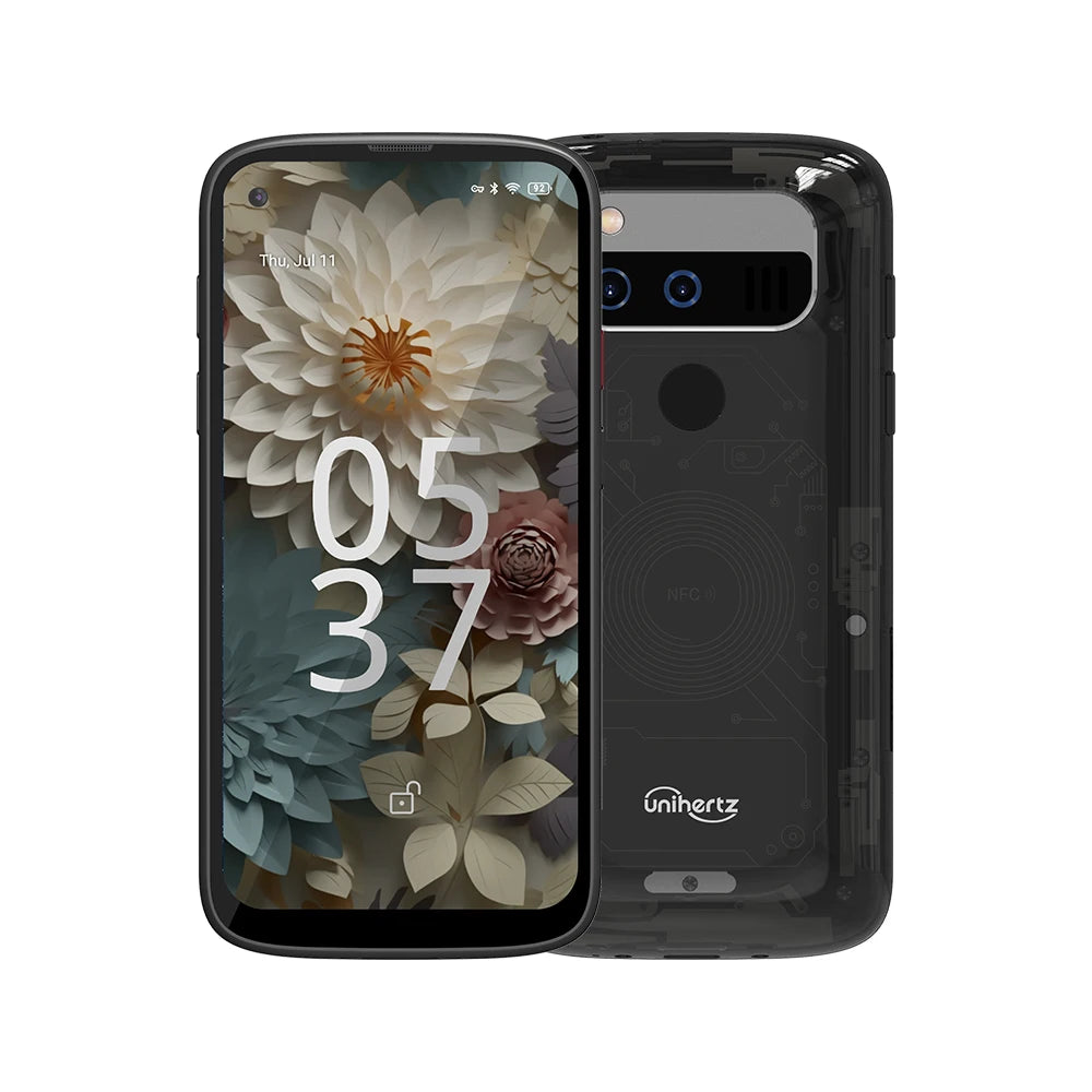 Unihertz Jelly Max, Small 5G Android 14 Black Smartphone