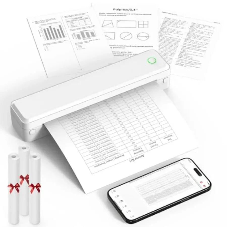 Bluetooth Thermal Printer, Portable Printer Wireless for Travel