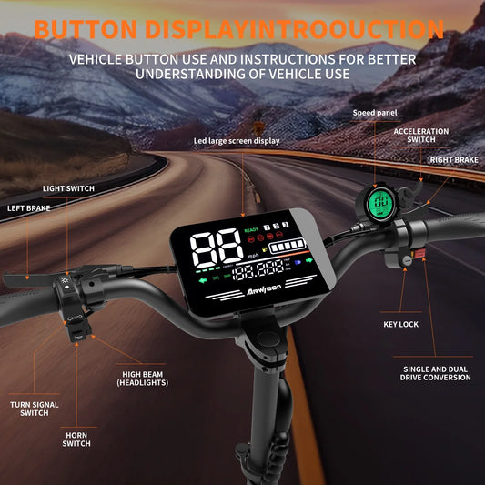 Arwibon 5600W Adult Electric Scooter