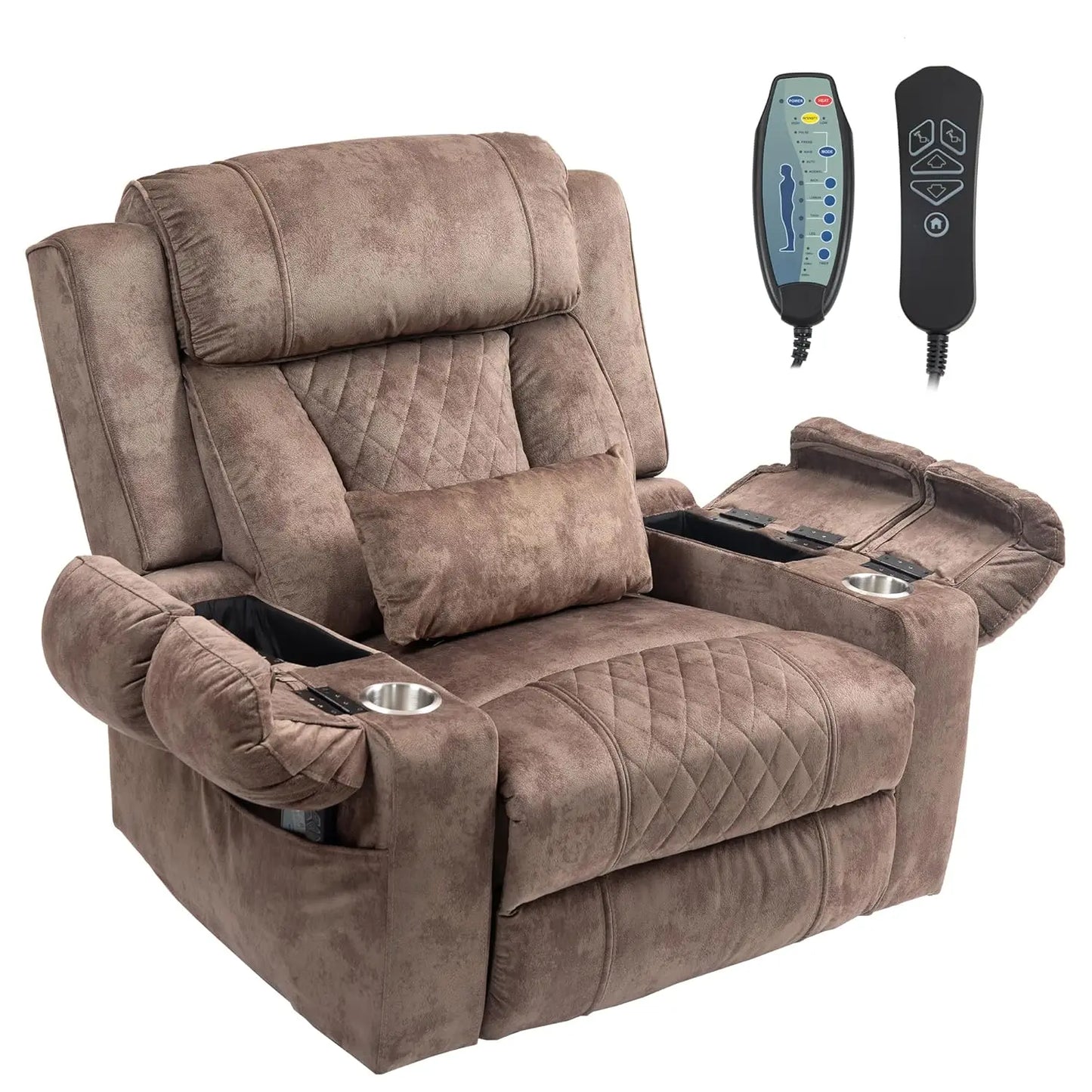 Large Power Lay Flat Lift Chair Oversized Recliner