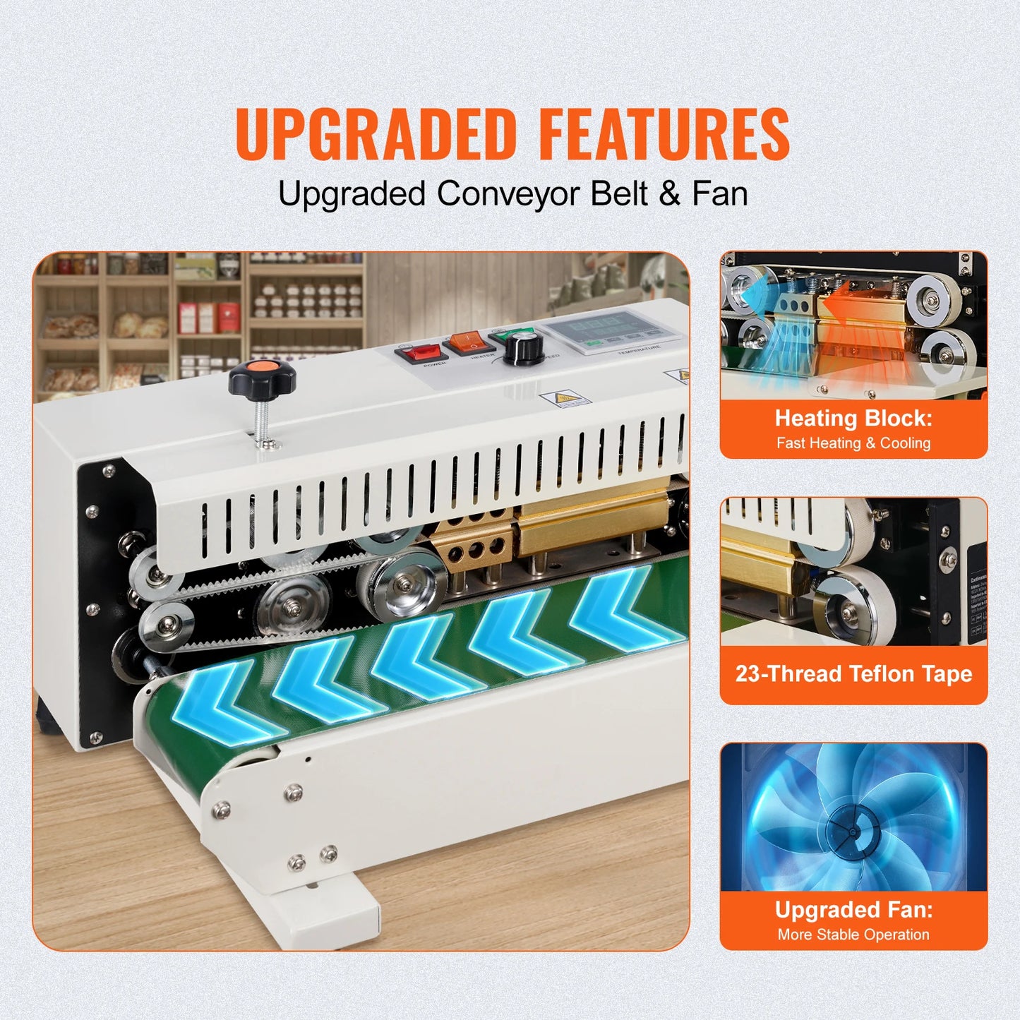 SucceBuy Horizontal Bag Band Sealing Machine