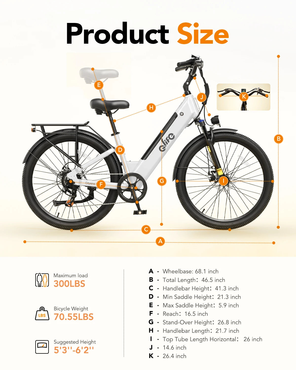 Qlife Cityone Plus St Electric Bike for Adult