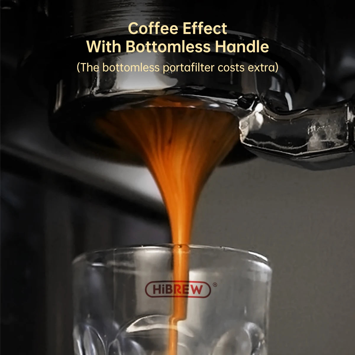 HiBREW Coffee Maker Cafetera 20 Bar Inox Semi Automatic Super Slim